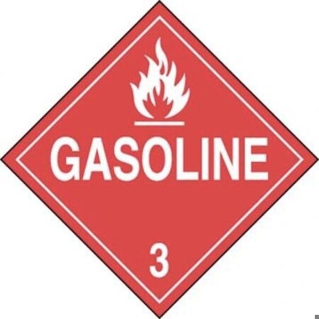 Accuform DOT PLACARD HAZARD CLASS 3  MPL304MG10 MPL304MG10